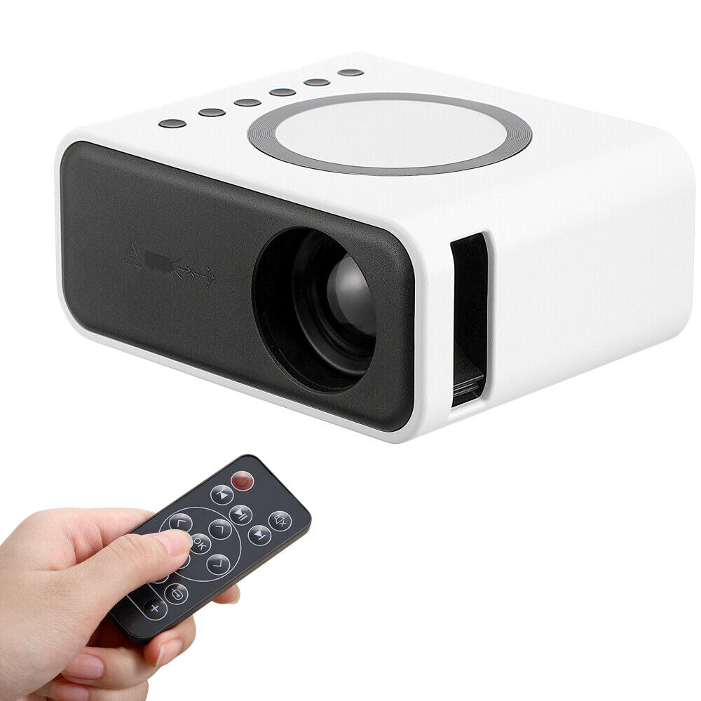 Mini Portable 1080P HD Smart Projector, Dual-Mode, WIFI, Bluetooth