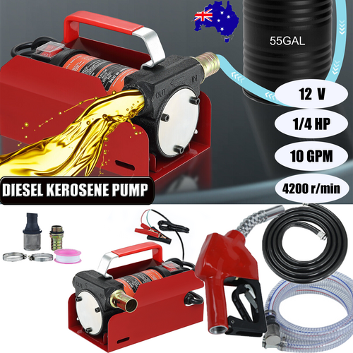 High-Efficiency 12V Diesel & Kerosene Transfer Pump Set