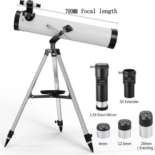 Pro Astronomical Telescope 114mm Aperture 875X Zoom HD High Resolution