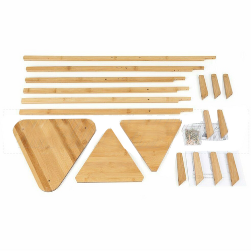 Clothes Garment Coat Rack Stand Bamboo Hanger Bag Hat Hook Holder Tree Shelf AU