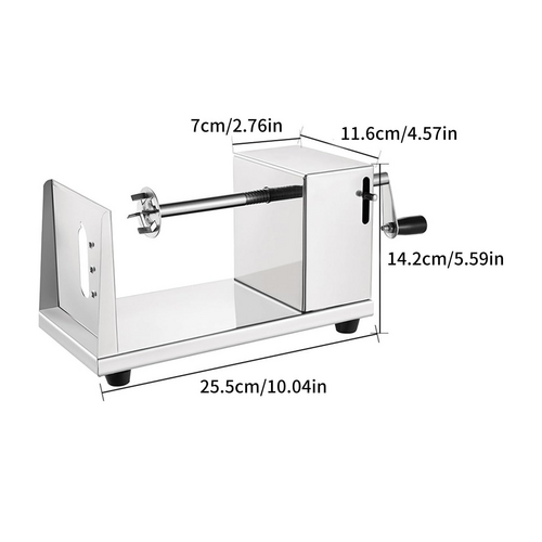 Potato Twister Tornado Slicer Cutter Stainless Steel Vegetable Spiral Machine