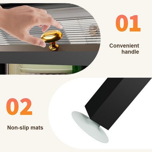 85CM Over The Sink Dish Drying Rack Carbon Steel Space Saving Above for Kitchen