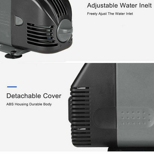 6W Adjustable Flow Aquarium Pump Water Submersible Fish Tank Fountain Pond Marine