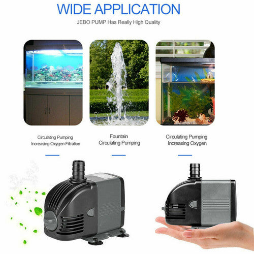 35W Adjustable Flow Aquarium Pump Water Submersible Fish Tank Fountain Pond Marine