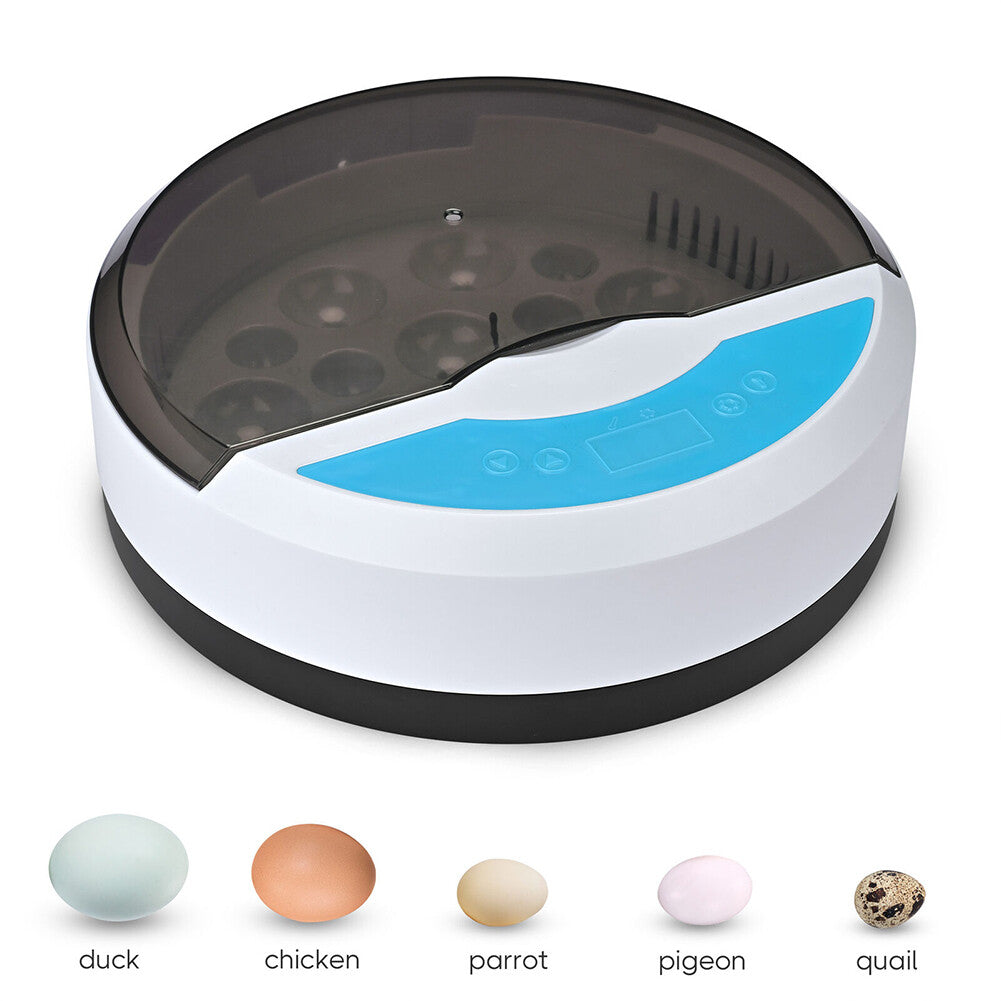 9 Egg Incubator Semi-Automatic Digital Temperature Chicken Duck Eggs Poultry