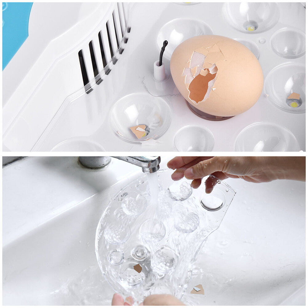 9 Egg Incubator Semi-Automatic Digital Temperature Chicken Duck Eggs Poultry