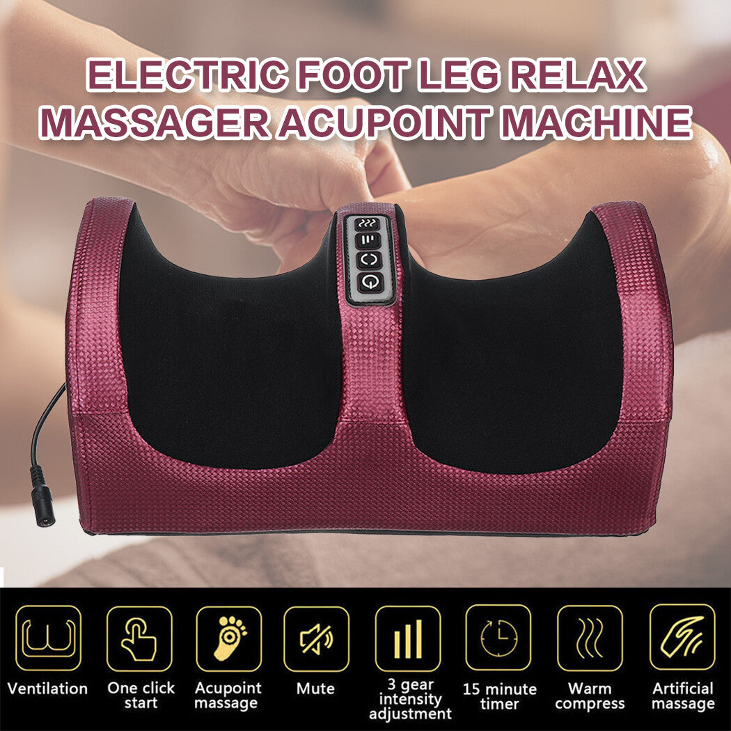 Electric Foot Massager Muscle Pain Relief Leg Calf Massage Kneading Machine AU