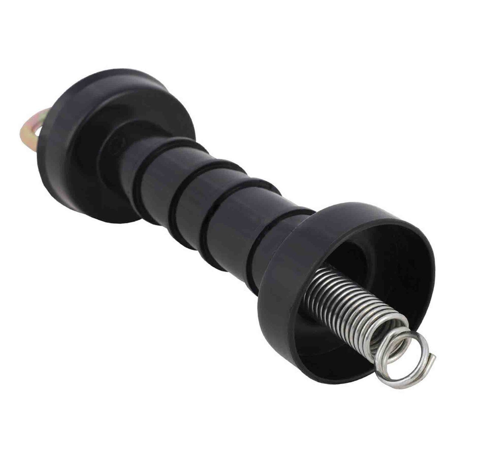 10x Electric Fence Gate Handle Compact Insulated Spring Handles with Hook Black