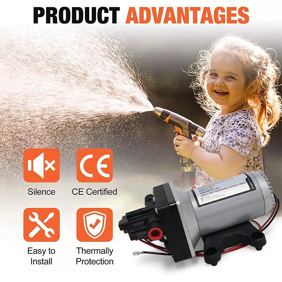 12v Replace SHURflo 4009 Water Pump & Twist on Filter for Caravan Boat Marine AU