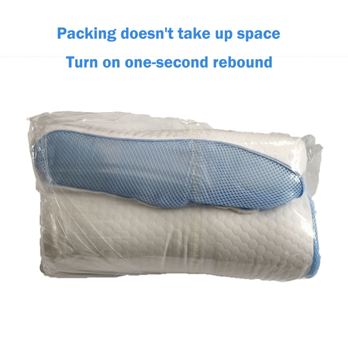 Memory Foam Contour Pillow Cervical Groove Ergonomic Neck Comfort AU