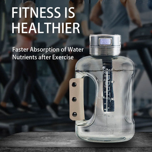 1.5L Portable Hydrogen Water Bottle, USB Charge, 1200-2400ppb