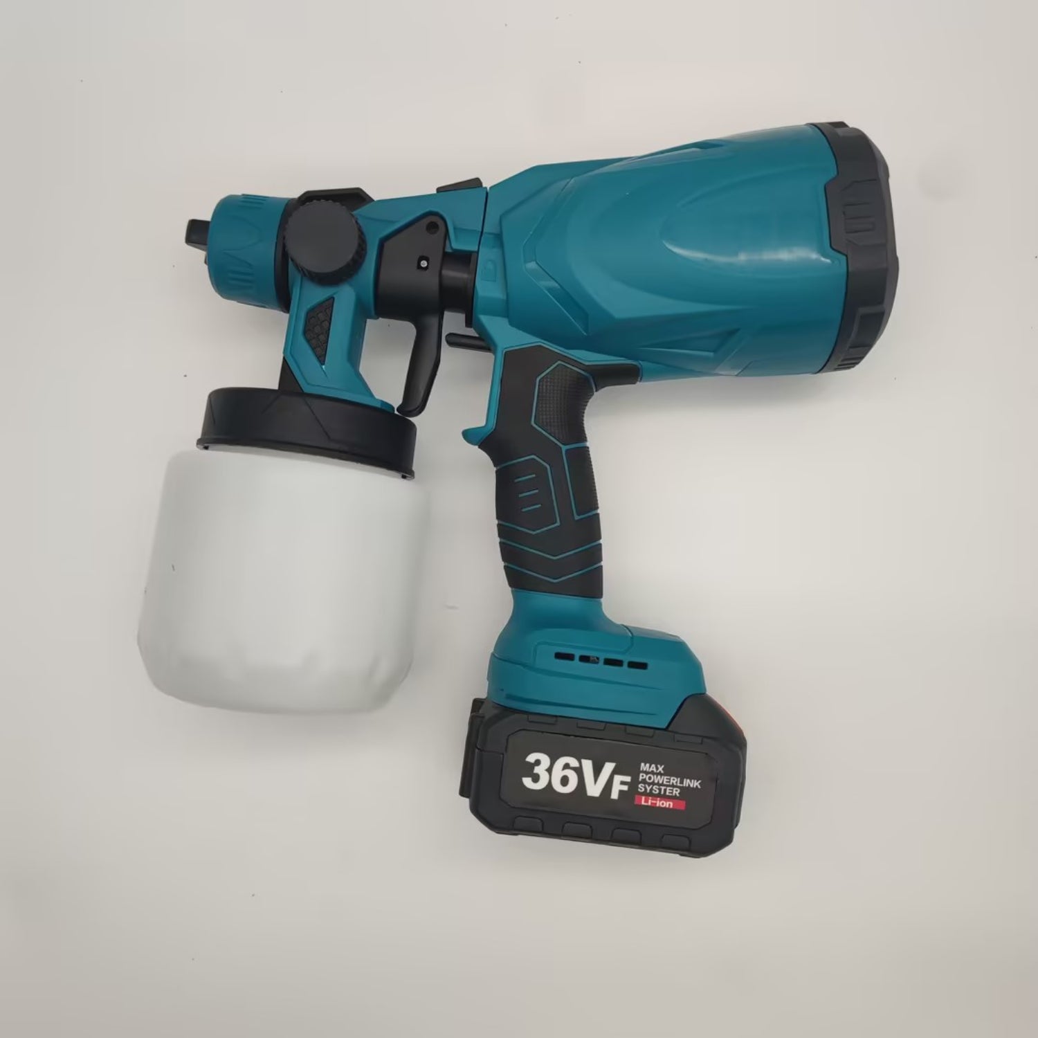 Cordless Airless Spray Gun, 36V, 650 ML/Min Flow, Blue