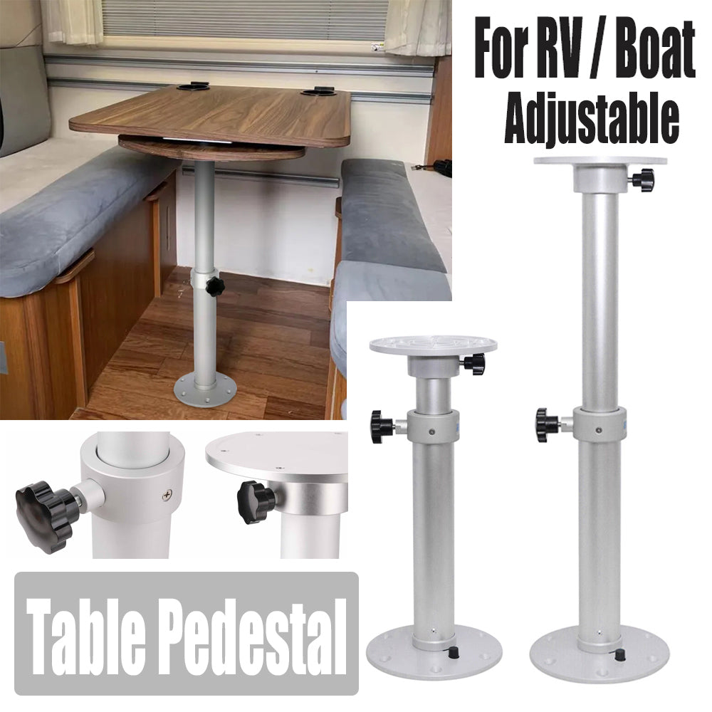 Adjustable Aluminum Table Pedestal Furniture Leg for RV, Boat