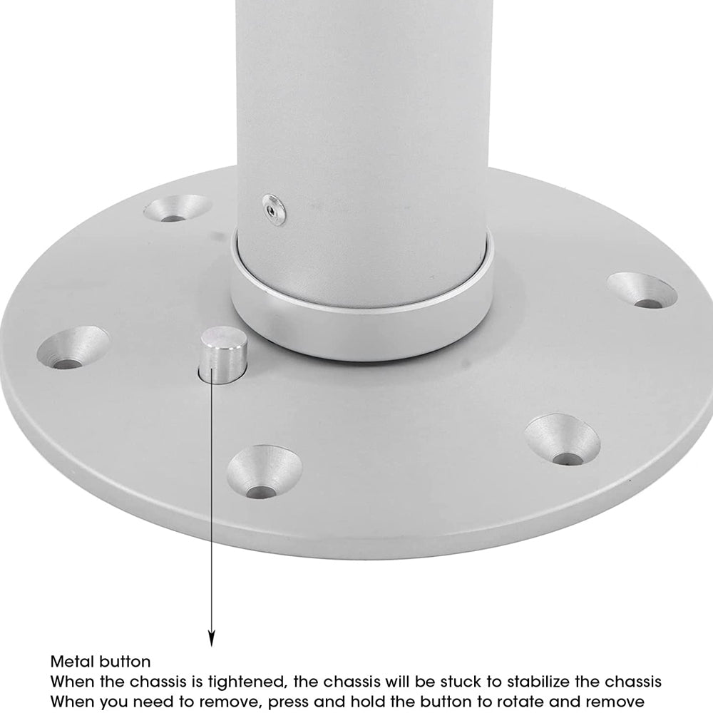 Adjustable Aluminum Table Pedestal Furniture Leg for RV, Boat