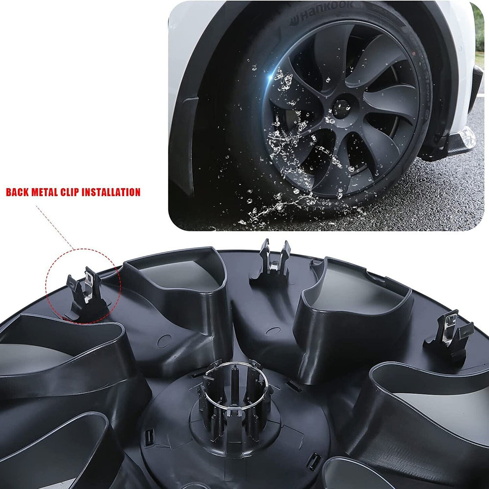 ABS 19" Turbine Wheel Cover Set for Tesla Model Y