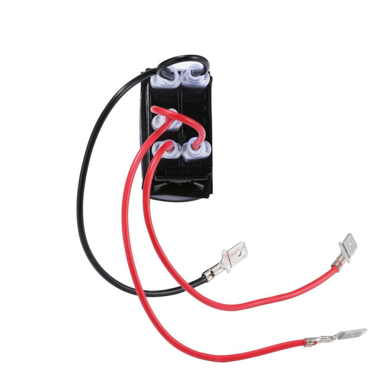 LED ON-OFF Switch 12-24V + Switching Lines, 20A Safety Protection - Auxbeam