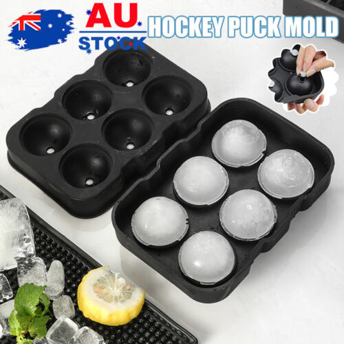 Flexible Silicone Sphere Ice Mold, Food-Grade, 5cm, Black