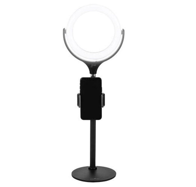 Dimmable 8" LED Ring Light Kit w/Tripod & Phone Holder