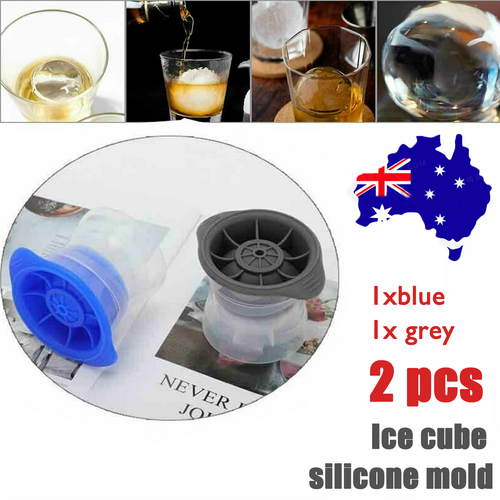 2pcs 6cm Silicone Ice Ball Mold, Non-Toxic Sphere Cube Maker