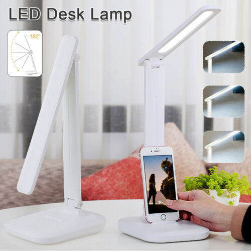 Dimmable LED Desk Lamp USB Rechargeable Touch Table Light