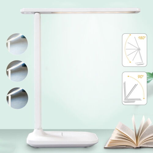 Dimmable LED Desk Lamp USB Rechargeable Touch Table Light