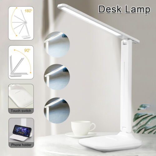 Dimmable LED Desk Lamp USB Rechargeable Touch Table Light