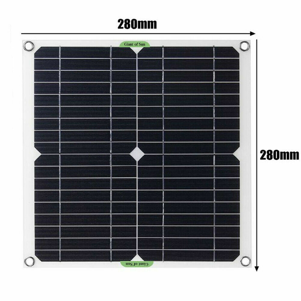 200W 12V Flex Solar Panel Kit Regulator Lightweight Camping