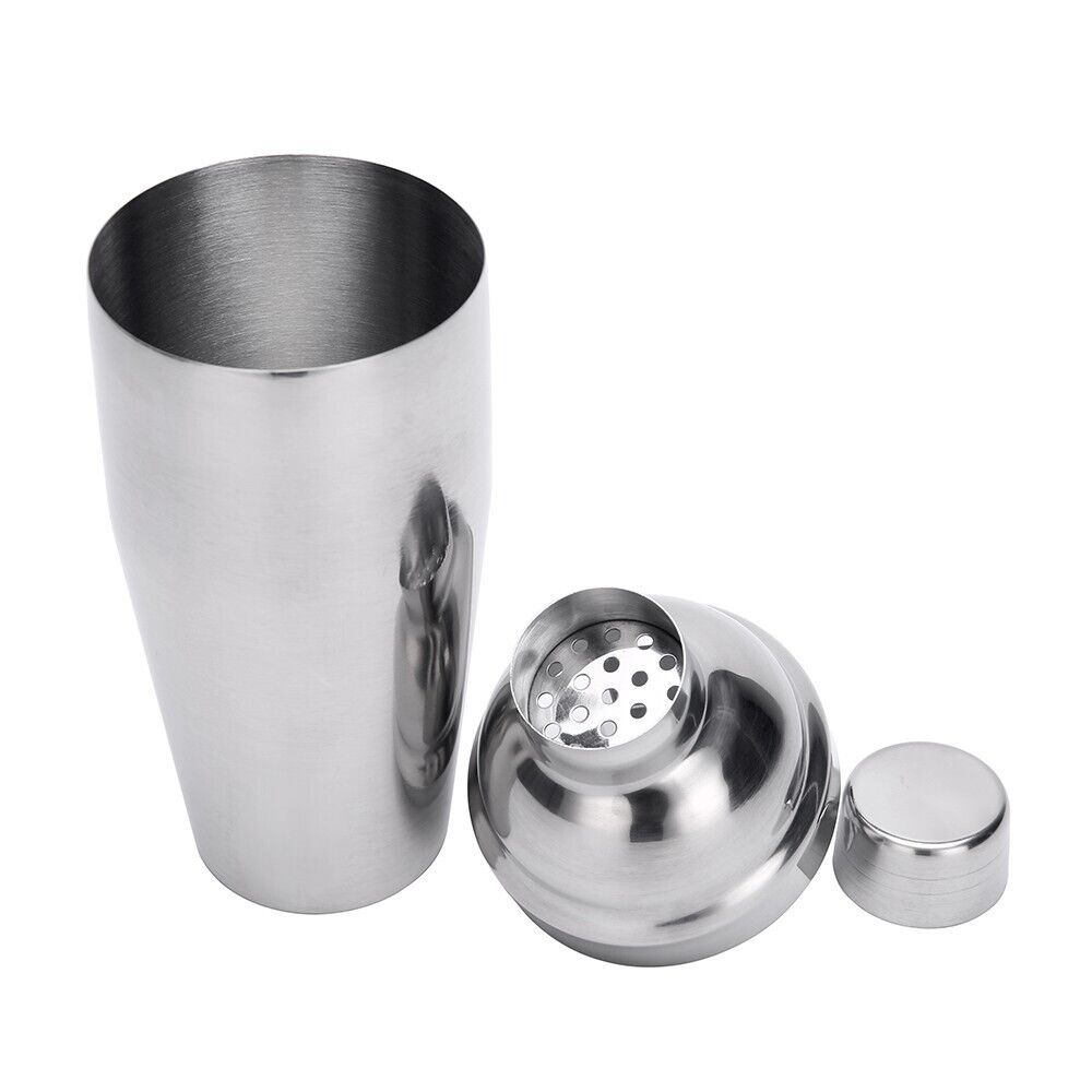 Durable Stainless Steel Cocktail Shaker Set - 5 Piece Bar Kit