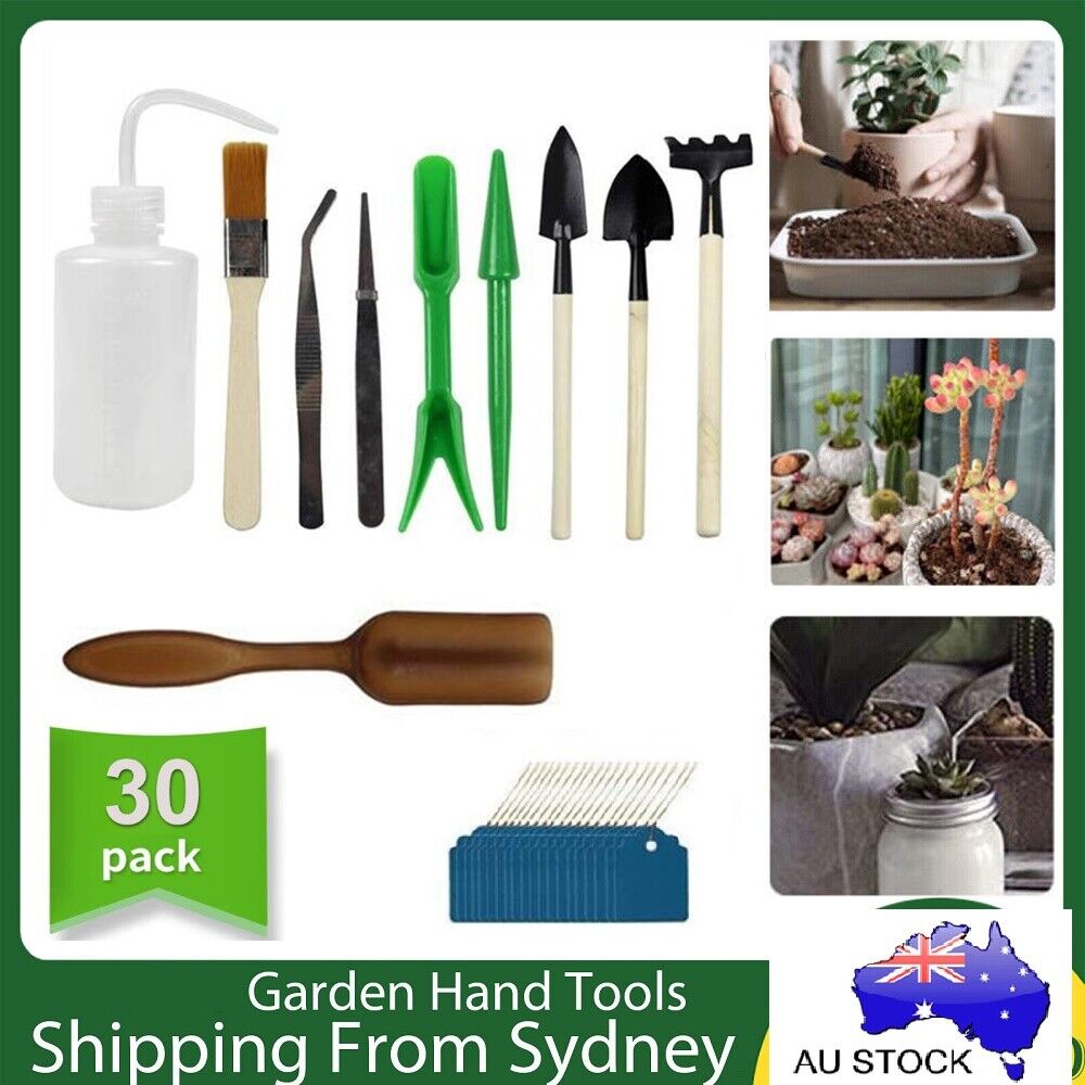 30X Mini Gardening Tools Set, Succulent, Potted, Indoor