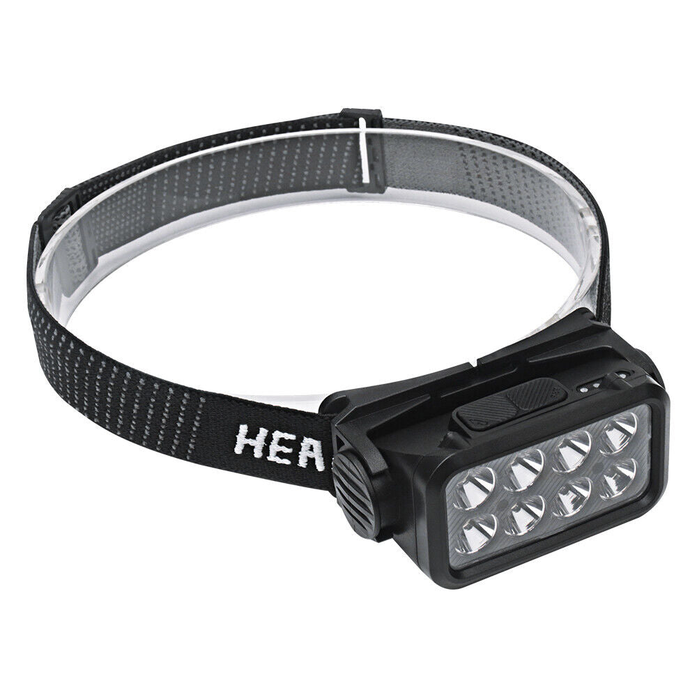 Rechargeable Waterproof LED Head Torch with 5 Modes