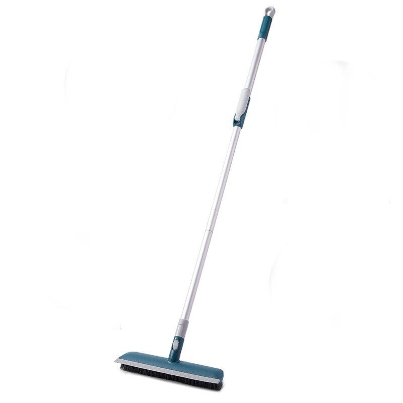 Telescopic Floor Scrub Brush Push Broom 2 in 1 Tile & Tub