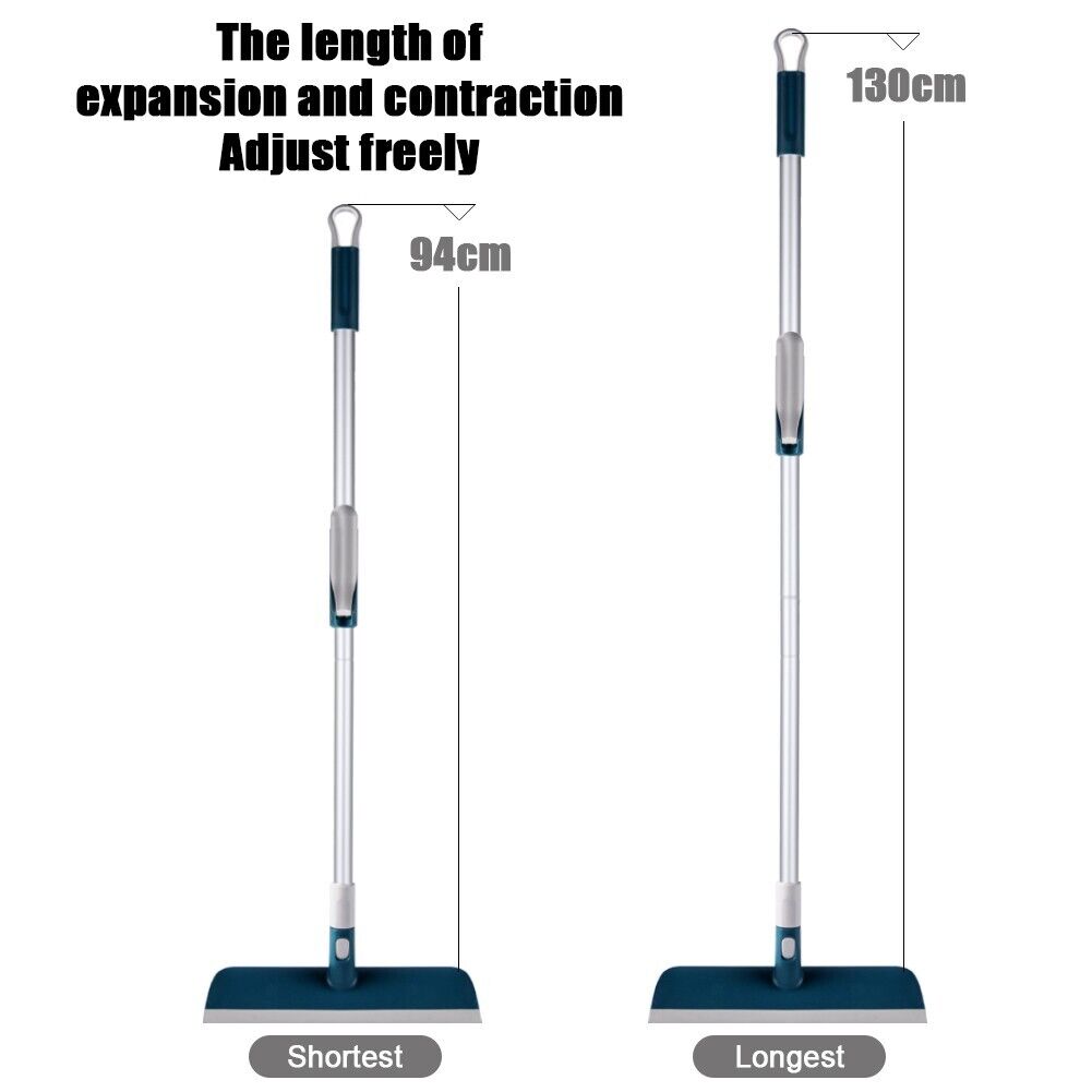 Telescopic Floor Scrub Brush Push Broom 2 in 1 Tile & Tub