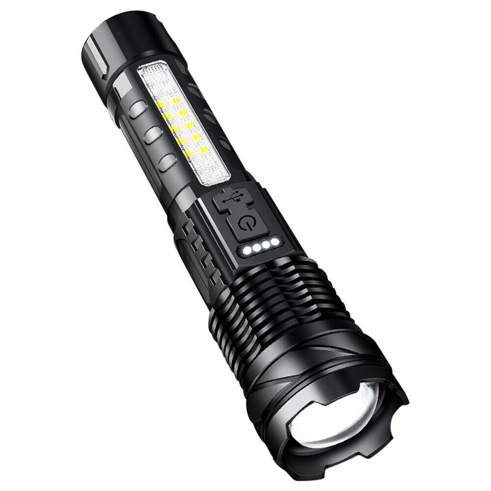 2000lm 30W 14LED Tactical Flashlight, 7 Modes, Rechargeable