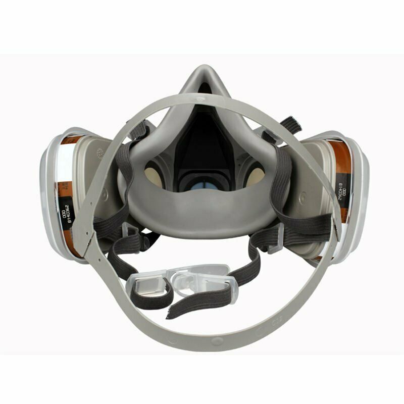 Reusable Full Face Gas Mask, Chemical & Spray Protection Respirator