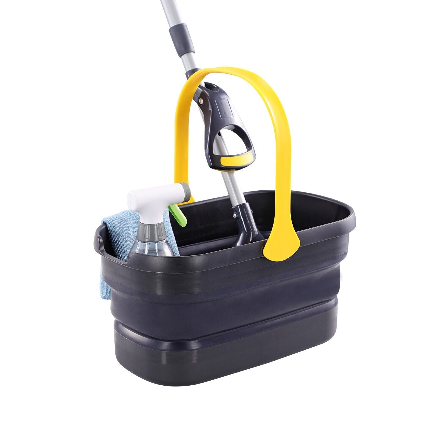 10L Collapsible Bucket Non-Slip Handle for Mop/Food/Drink