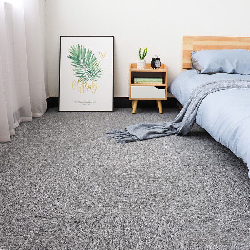 20Pcs Premium Carpet Tiles Commercial Domestic Office Heavy Use Flooring