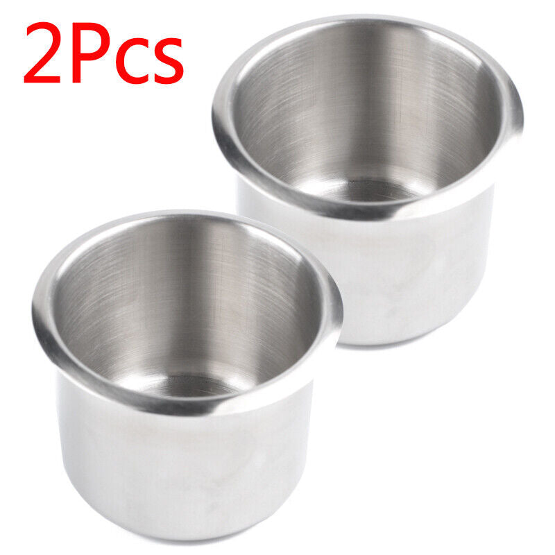 2PCS Stainless Steel Cup Drink & Phone Holder for Marine, Car, RV