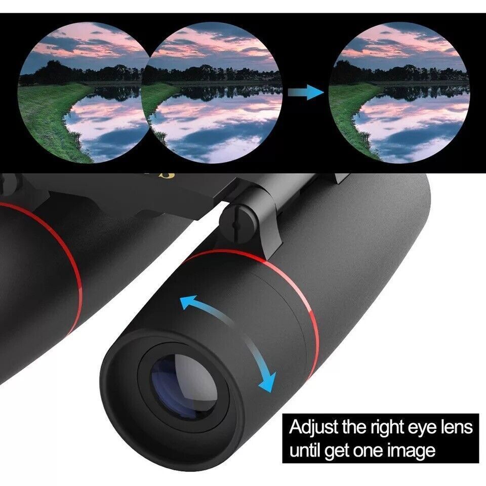 HD 30x60 Mini Day/Night Binoculars for Travel and Hunting