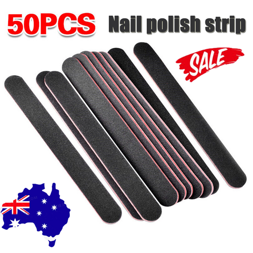 Double-Sided 100/180 Grit Nail Files Set for Manicure