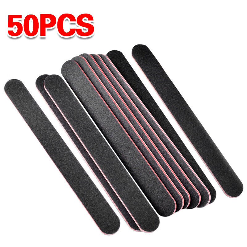 Double-Sided 100/180 Grit Nail Files Set for Manicure