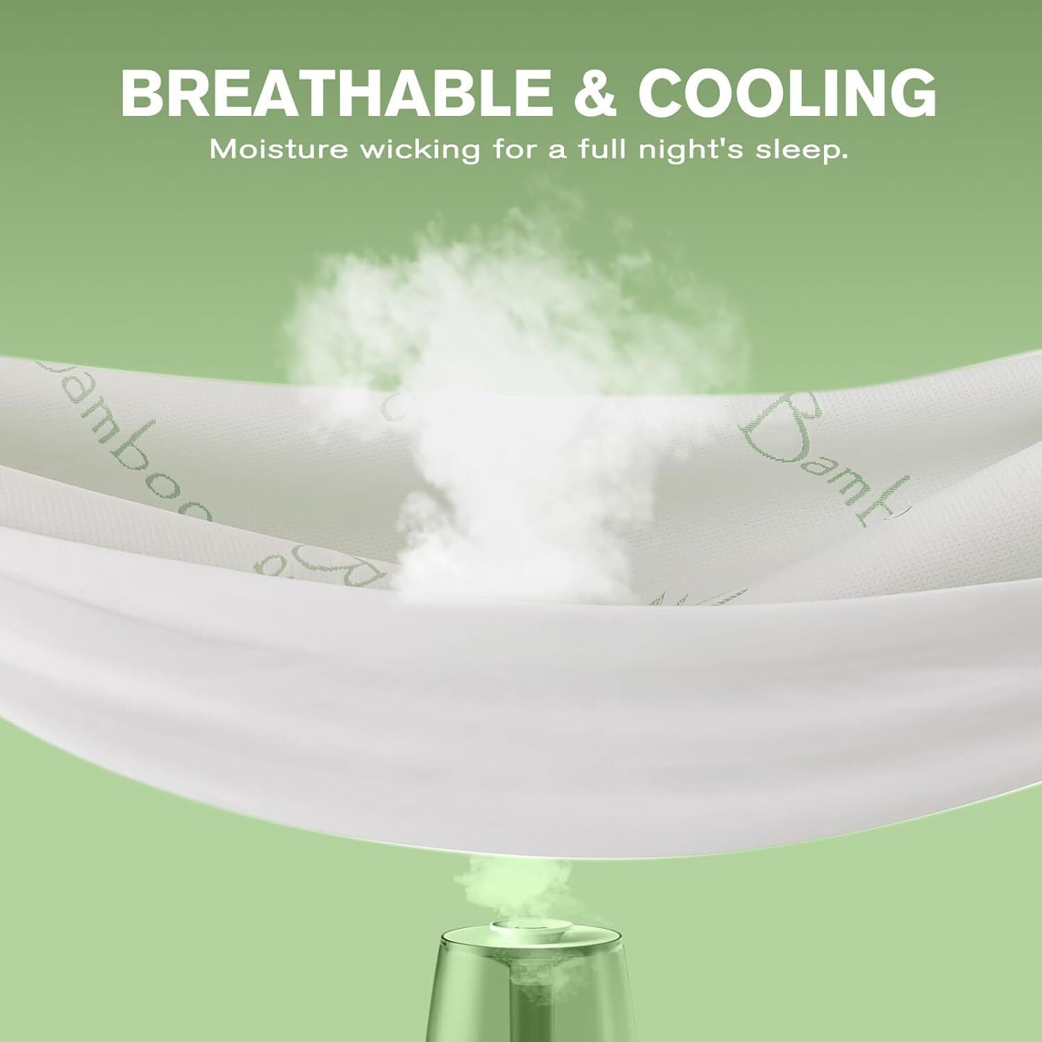 Waterproof Bamboo Fully Fitted Mattress Protector King Single