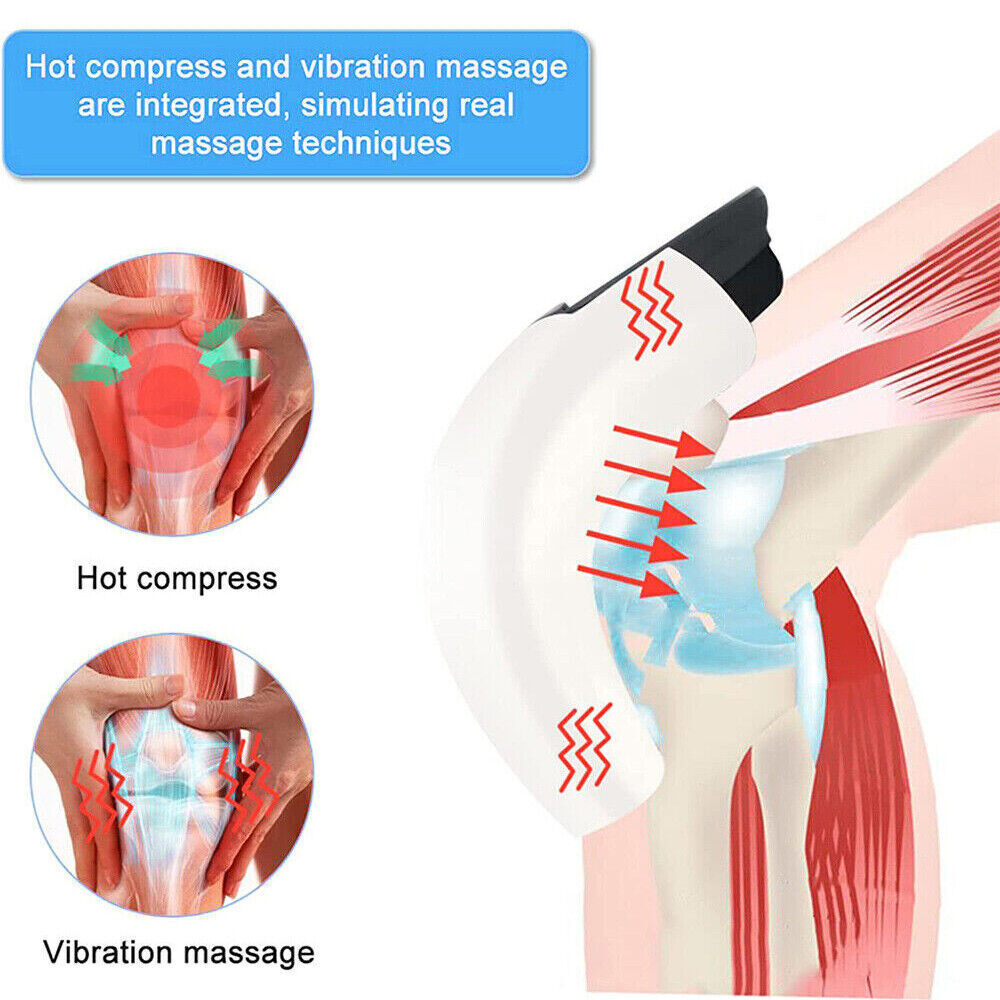 4-in-1 Smart Knee Massager with Heat, Infrared, Laser Therapy