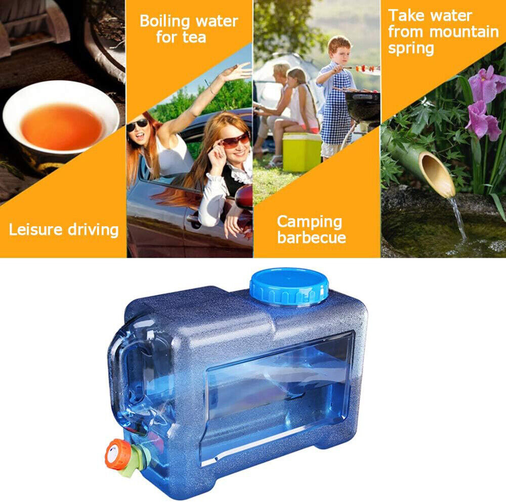 20L High-Temp Resistant Camping Water Container with Tap