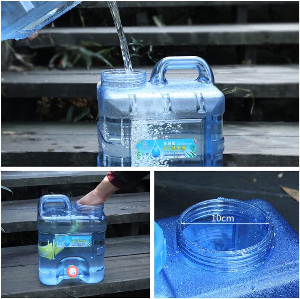 20L High-Temp Resistant Camping Water Container with Tap