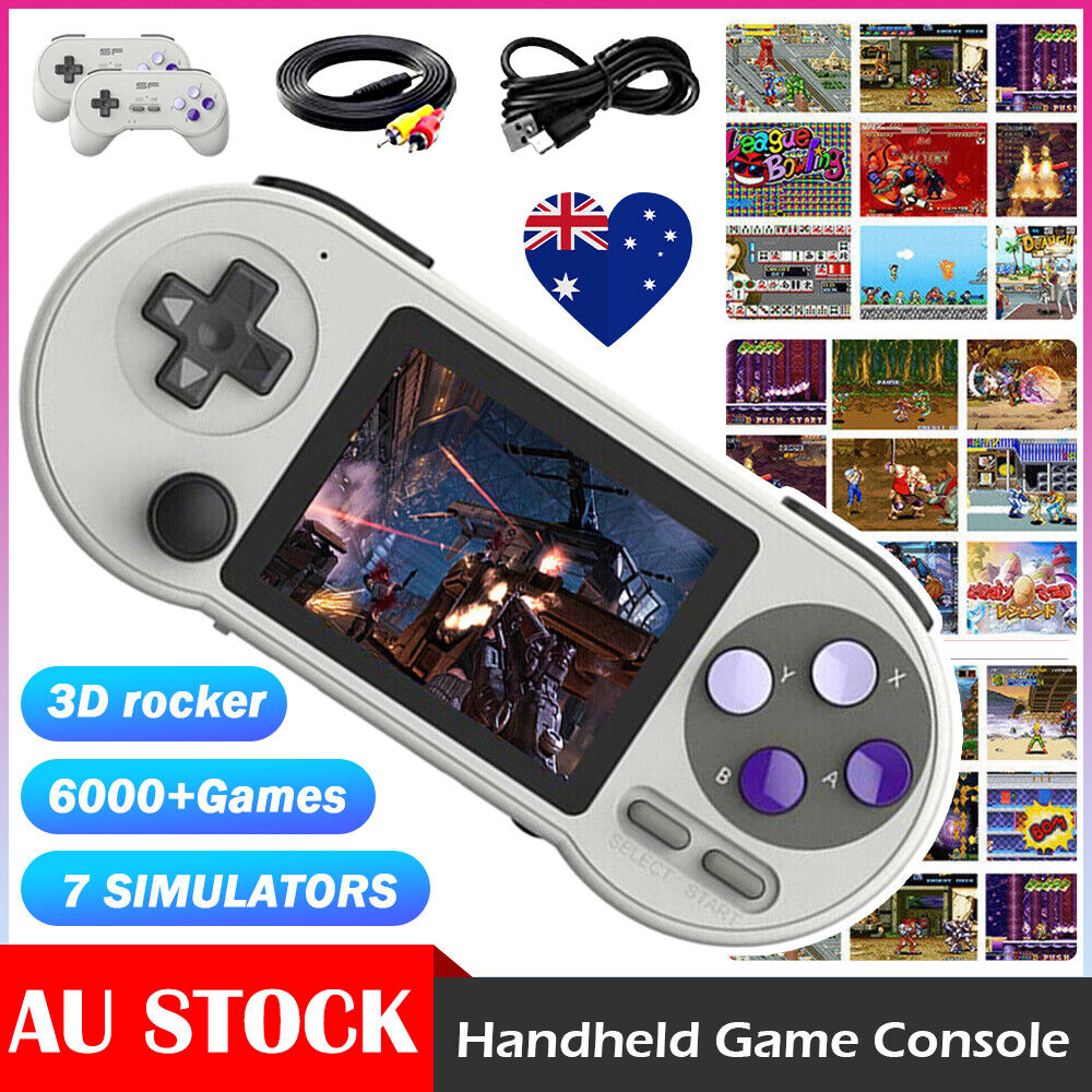 3" IPS Handheld Game Console 6000 Classic Games, 1500mAh