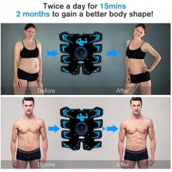 6-Mode EMS Ab Muscle Stimulator with Rechargeable Battery