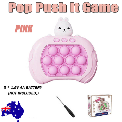 4-Mode Light & Sound Whack-a-Mole Game - Pink