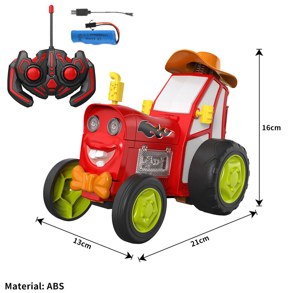 Rotating Jumping RC Stunt Car with Lights, Music and Remote Control