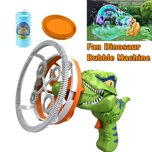 Electric Dinosaur Bubble Machine - Stable Large Bubbles, 250mL