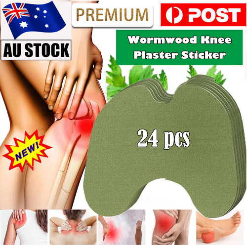 Natural Wormwood Pain Relief Patches for Joints - 24pcs